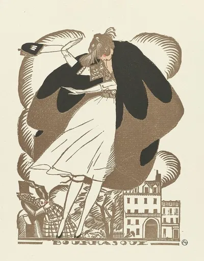 Bourrasque by Fernand Siméon, 1920 — digital art print download