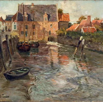 Low Water by Frits Thaulow — digital art print download