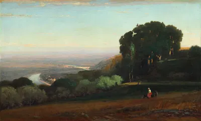 View of the Tiber near Perugia by George Inness, 1872-1874 — digital art print download