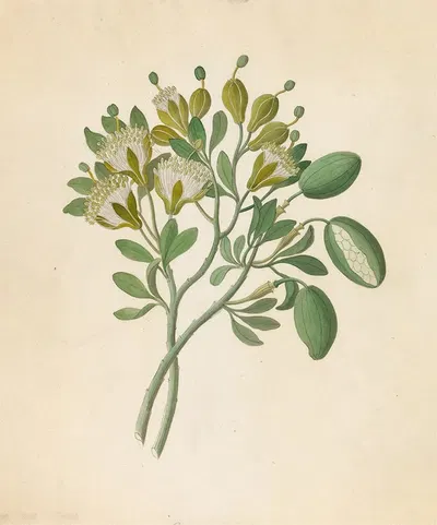 Capparis Nov. Sp. [Maerua caffra] by Clemenz Heinrich Wehdemann, 1817 — digital art print download