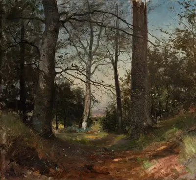 В лесу. Мотив из Стехага, Сконе by Густав Ридберг, 1870 — digital art print download
