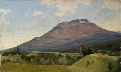 Summer Landscape with Mountain by Gustaf Wilhelm Palm — digital art print download