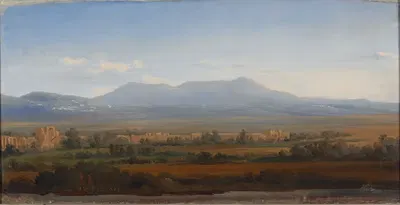 Вид с Альбано. Этюд by Густав Вильгельм Пальм, 1842 — digital art print download