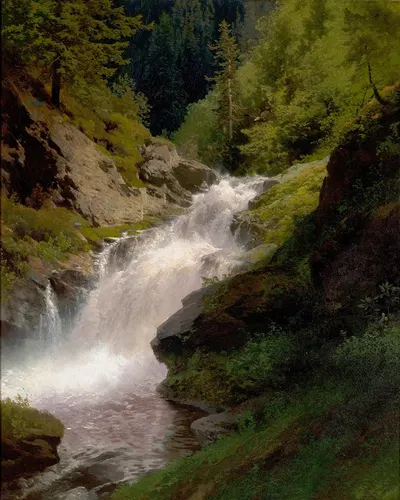 Винона Фолс by Германн Оттомар Герцог, 1877 — digital art print download
