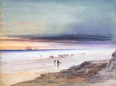 Beach Scene by James Hamilton — digital art print download