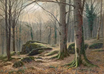A Winter Morning, Hoar Frost Melting by James Thomas Watts, c. 1892 — digital art print download