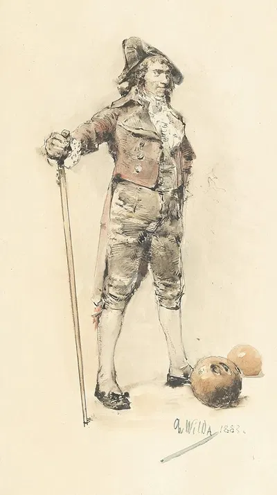 Ein Herr im Directoire Kostüm by Charles Wilda — digital art print download
