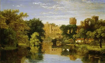 Замок Уорик, Англия by Джаспер Фрэнсис Кропси, 1857 — digital art print download