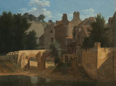 View in the Île-de-France by Jean-Victor Bertin, 1810–1813 — digital art print download