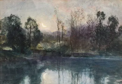 Moonlight by Johan Ericson, 1884 — digital art print download