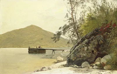Landing at Sabbath Day Point by John Frederick Kensett, c. 1853 — digital art print download