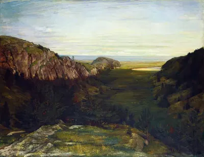 Последняя долина – Роковые скалы by Джон Ла Фардж, 1867-1868 — digital art print download
