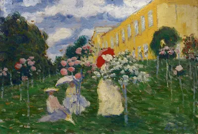 Садовый пейзаж by Йожеф Риппл-Ронаи, 1861–1927 — digital art print download