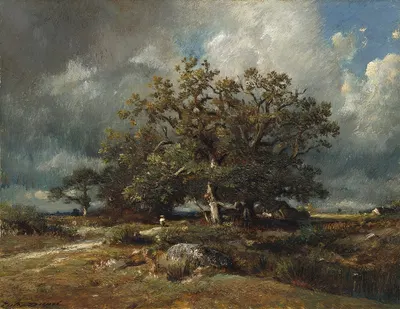 The Old Oak by Jules Dupré, c. 1870 — digital art print download