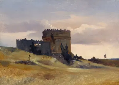 Могила Цецилии Метеллы by Франсуа Антуан Леон Флери, c. 1830 — digital art print download
