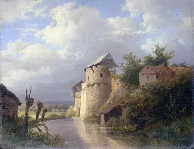 Старая крепость by Лоуренс Ханедоес, 1840 - 1860 — digital art print download