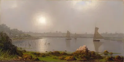 Порт Йорка, побережье Мэна by Мартин Джонсон Хид, 1877 — digital art print download