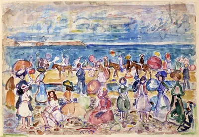 Holiday in New England by Maurice Prendergast — digital art print download