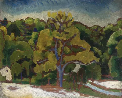 Пейзаж by Мортон Ливингстон Шамберг, c. 1912 — digital art print download
