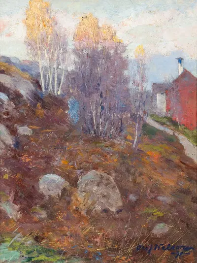 Пейзаж by Олоф Сагер-Нельсон, 1891 — digital art print download
