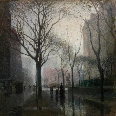 Площадь после дождя by Поль Корнуайе, 1908 — digital art print download