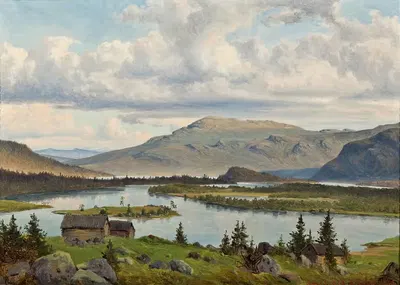 Болото Саггат by Пер Даниэль Хольм, 1861 — digital art print download