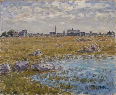 Gräsgård Church by Per Ekström, 1922 — digital art print download