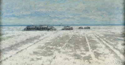 Winter Landscape. Öland Scene by Per Ekström — digital art print download