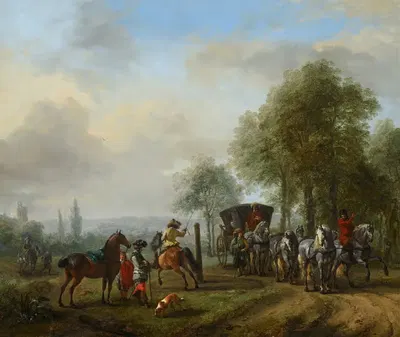 The Riding School by Philips Wouwerman — digital art print download