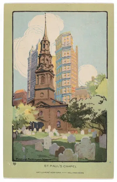 Капелла Святого Павла by Рэйчел Робинсон Элмер, 1914 — digital art print download