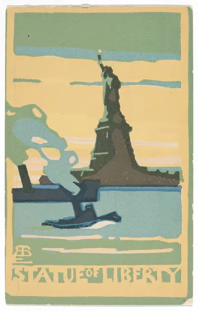 Статуя Свободы by Рэйчел Робинсон Элмер, 1916 — digital art print download