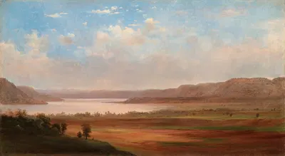 Вид на озеро Пепин, Миннесота by Роберт С. Дункансон, 1862 — digital art print download