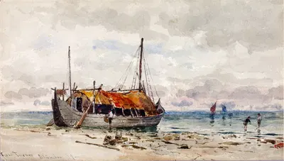 Собиратели мидий by Росс Стерлинг Тёрнер, 1879 — digital art print download