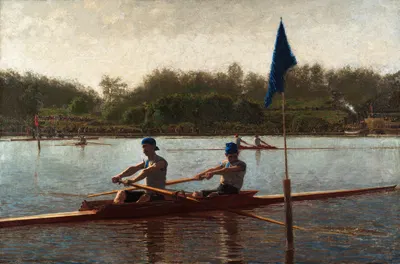 Братья Биглин, поворачивающие ставку by Томас Икинс, 1873 — digital art print download