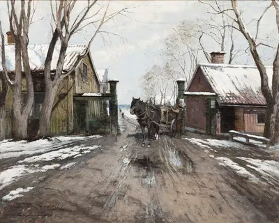 У городских сборных ворот by Виктор Форсселл, 1892 — digital art print download