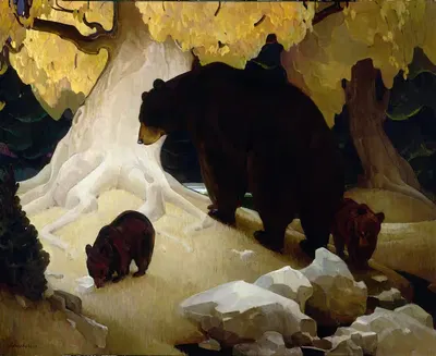 Осень в предгорьях by Уильям Херберт Дантон — digital art print download