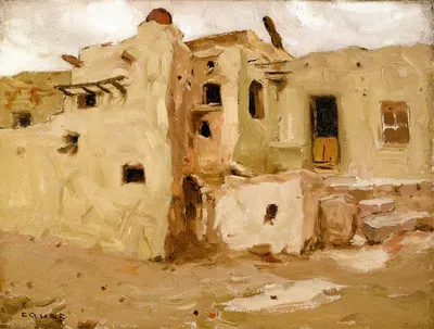 Walpi Pueblo by Eanger Irving Couse, 1903 — digital art print download