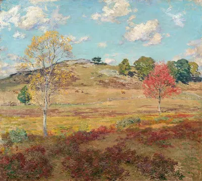Ранняя осень by Уиллард Лерой Меткалф, 1905 — digital art print download