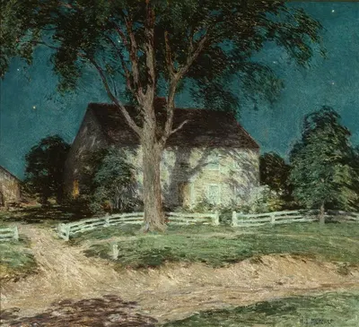 Старая усадьба, Коннектикут by Уиллард Лерой Меткалф, c.1914 — digital art print download