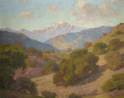 Mount San Antonio by William Wendt, 1912 — digital art print download