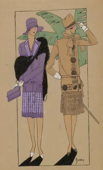 Создания АМИ ЛИНКЕР (БАЛЛАРД и Ко) – НА КРОЙЗЕТТЕ by Ж. Дори, 1927 — digital art print download