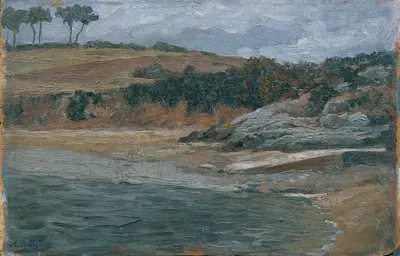 Бретонское побережье by Александр Деметриус Гольц, 1900 — digital art print download