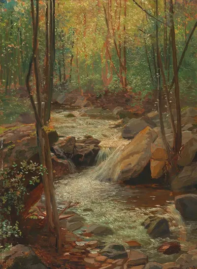 Лесной ручей by Александр Деметриус Гольц — digital art print download