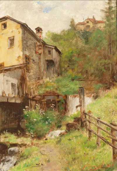 Старая мельница by Артур фон Феррарис — digital art print download