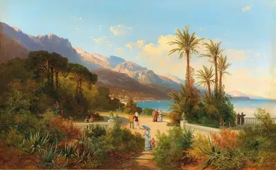 Summer On The French Riviera by Carl Hasch — digital art print download