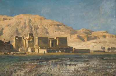 Равнина Фив by Эрнест Карл Эйген Кёрнер, 1882 — digital art print download