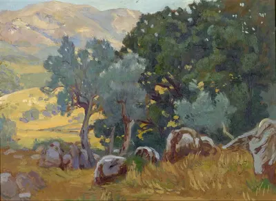 Дорога в Марано с видом на Червару by Ганс (Иоганн) Людвиг Лендорф — digital art print download