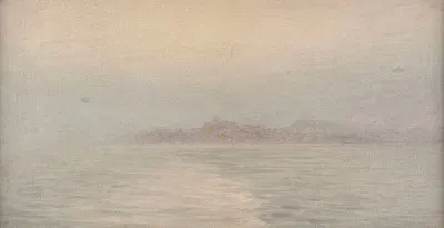 Effet De Brume Sur La Mer by Henry Brokman, 1911 — digital art print download