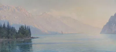 Monte Baldo by Henry Brokman, 1926 — digital art print download