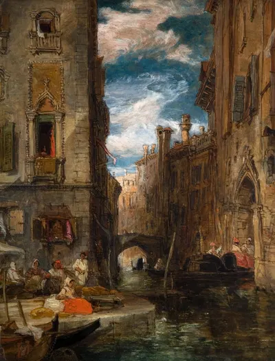 A Recollection Of Venice by James Holland, 1853 — digital art print download